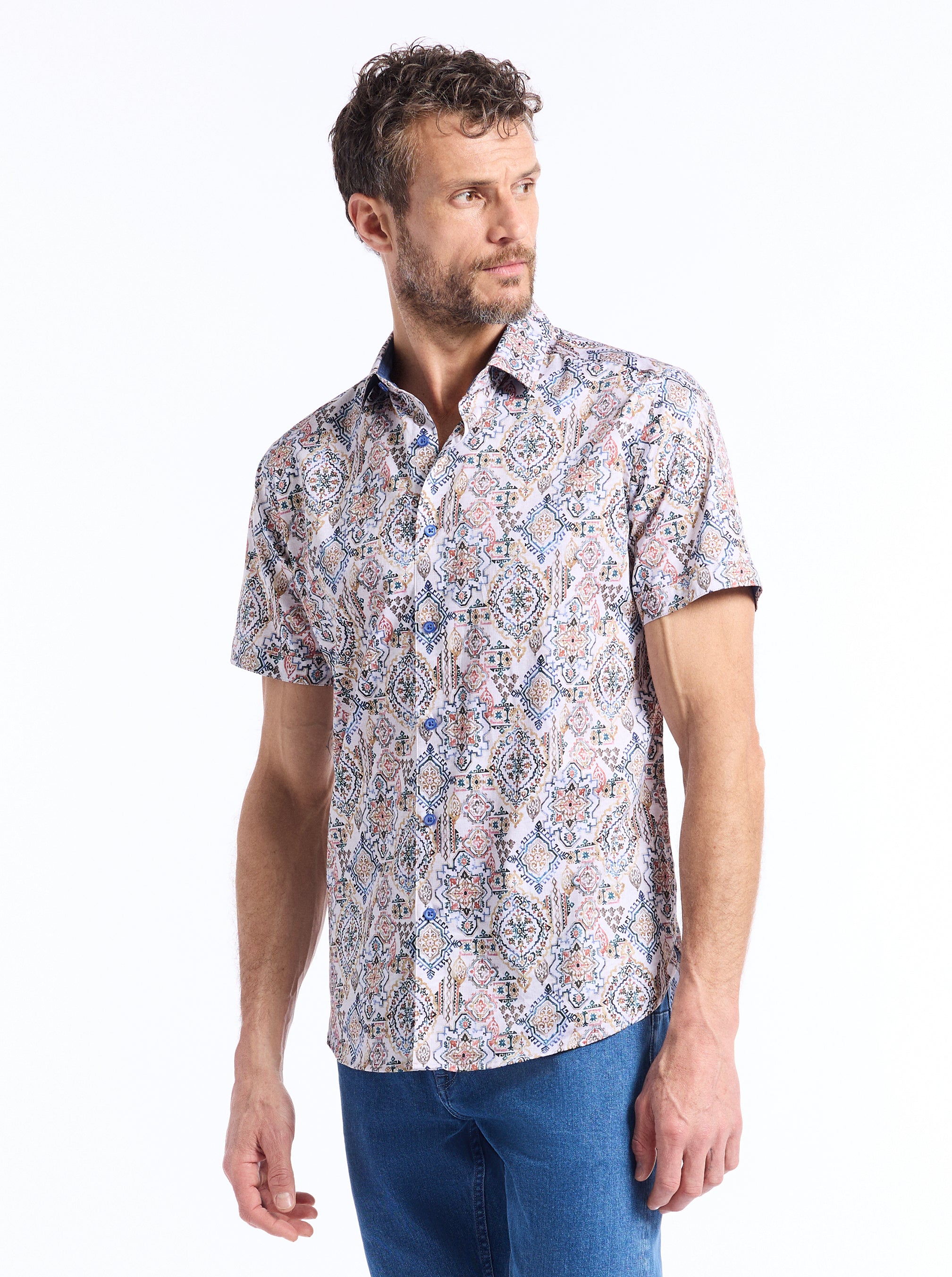 PISMO SHORT SLEEVE BUTTON DOWN SHIRT