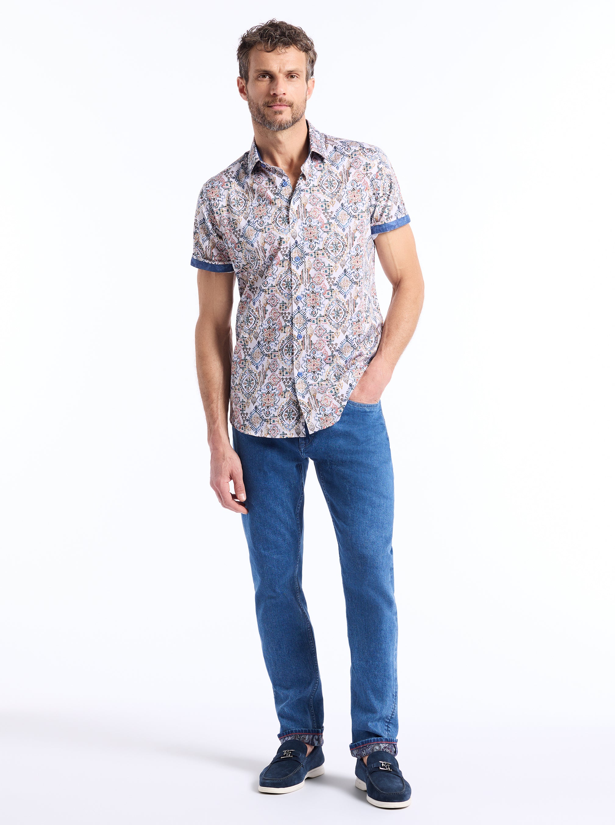 PISMO SHORT SLEEVE BUTTON DOWN SHIRT