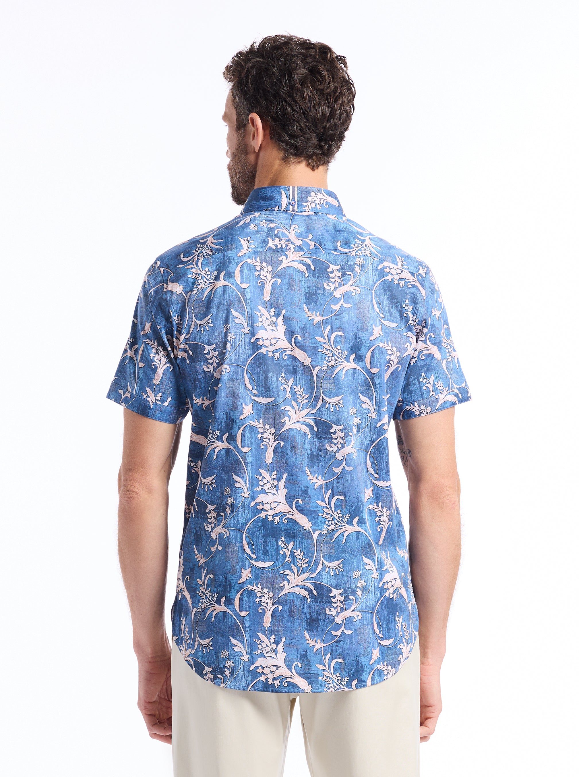 JUNIPERO SHORT SLEEVE BUTTON DOWN SHIRT TALL