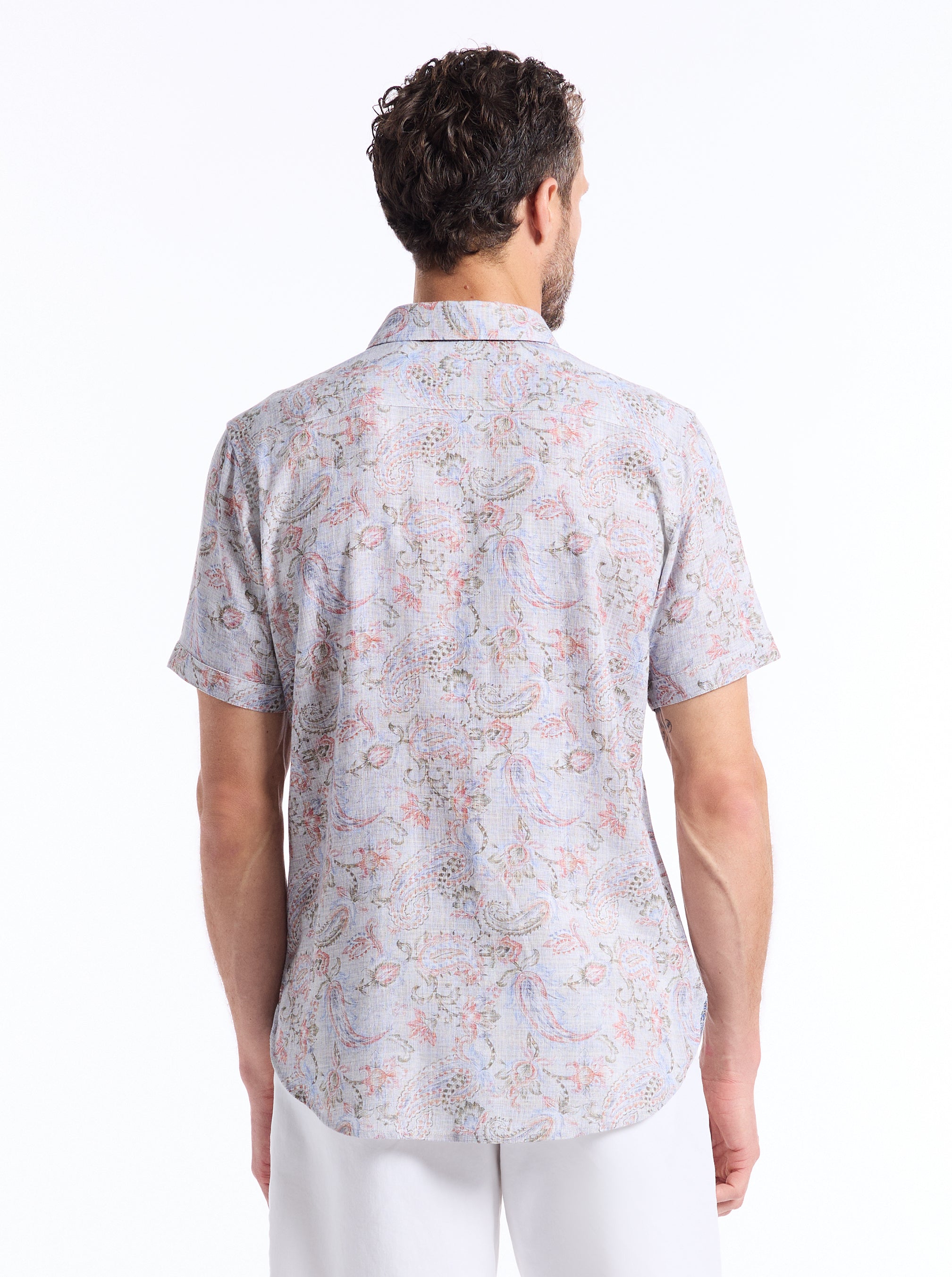 WINDSONG SHORT SLEEVE BUTTON DOWN SHIRT