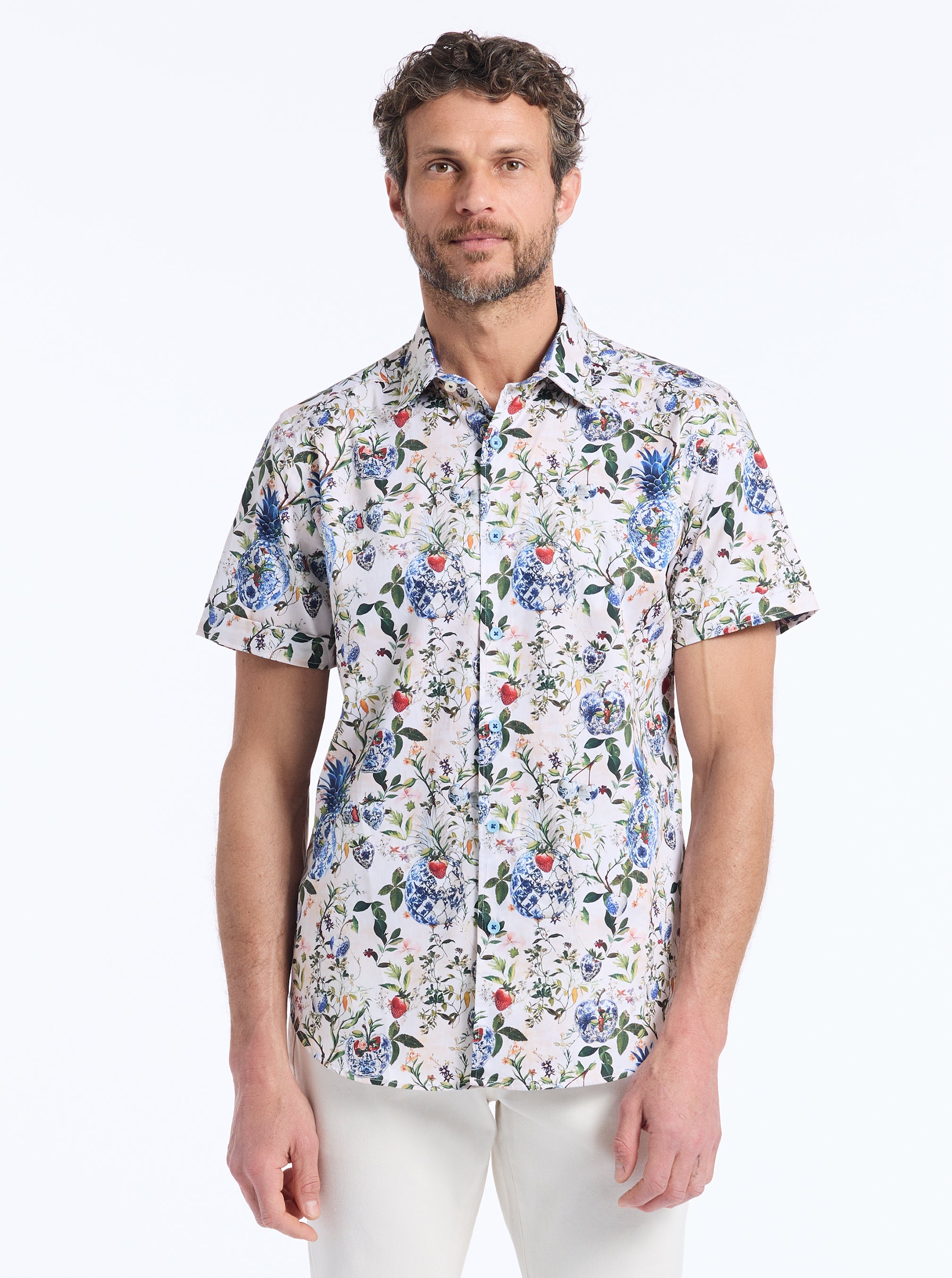 BRIARCLIFF SHORT SLEEVE BUTTON DOWN SHIRT