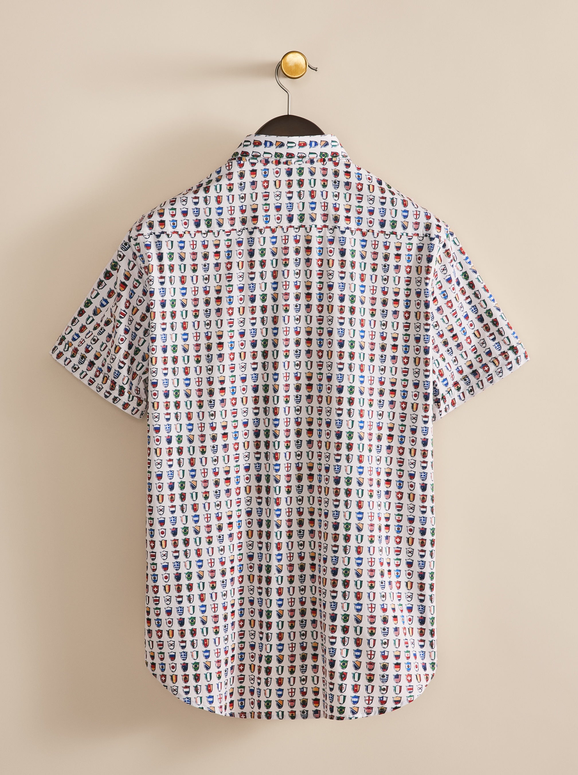 FOR THE WIN SHORT SLEEVE BUTTON DOWN SHIRT