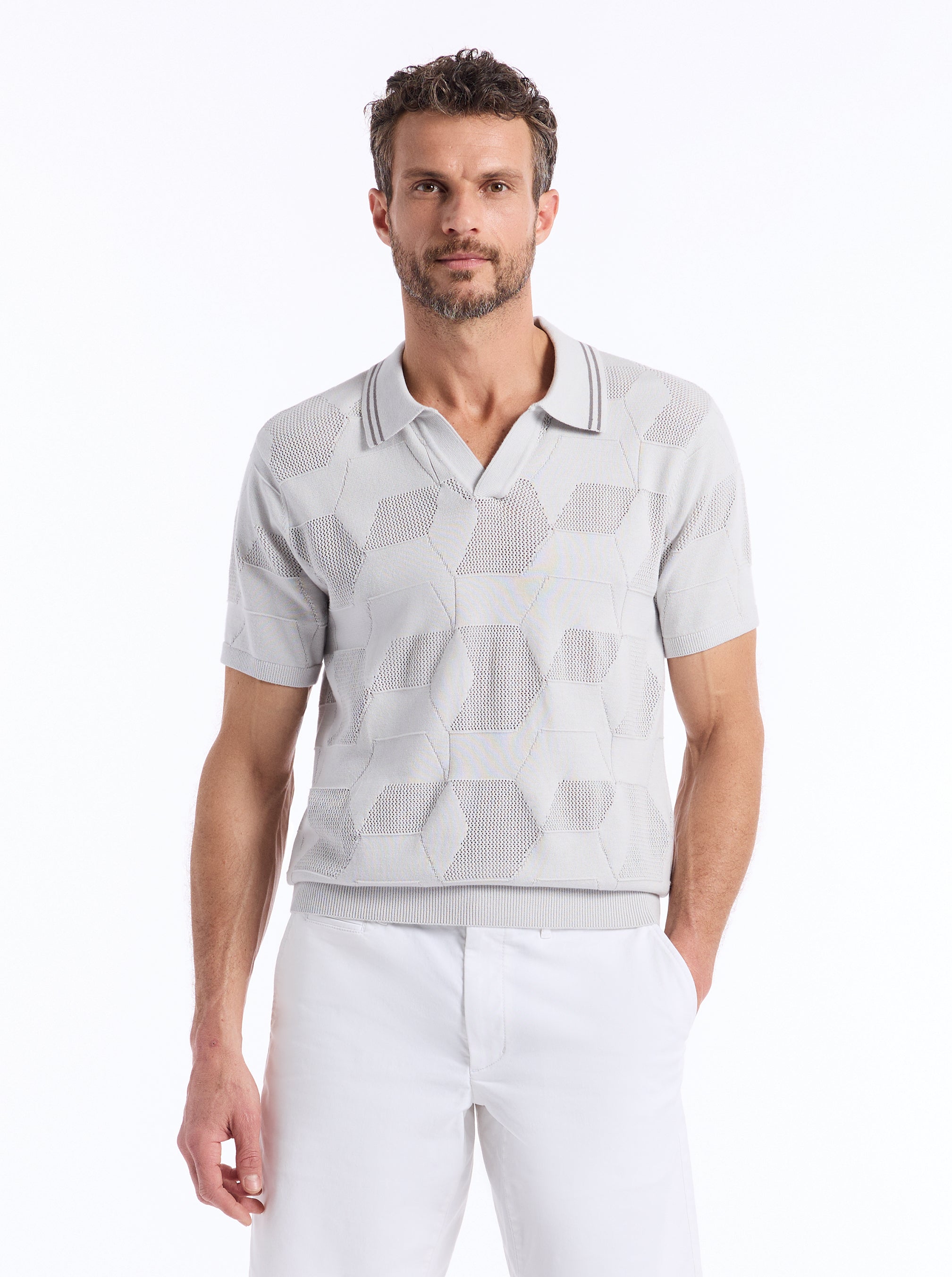MARCROSS SHORT SLEEVE SWEATER