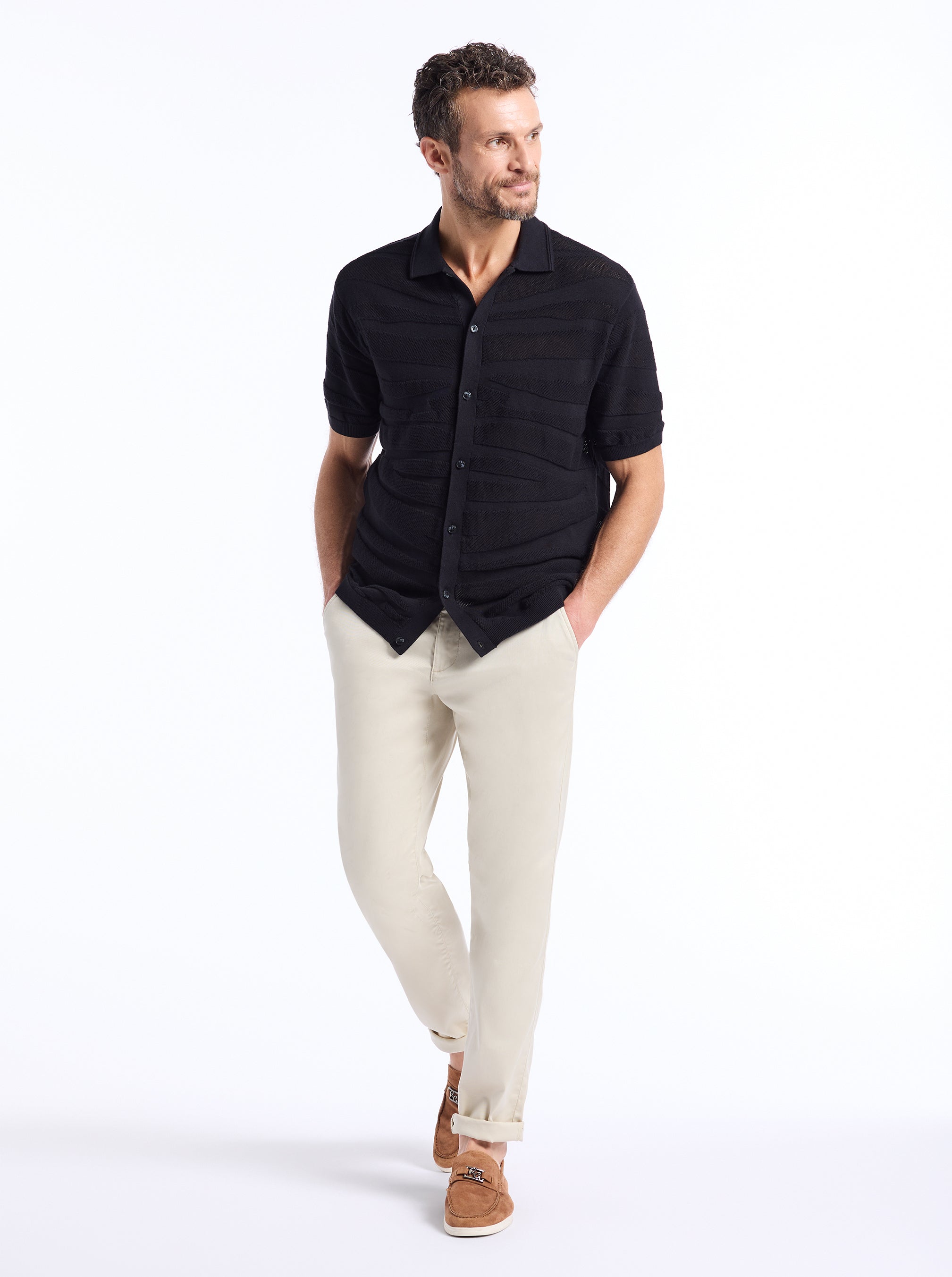 PENLYN SHORT SLEEVE SWEATER