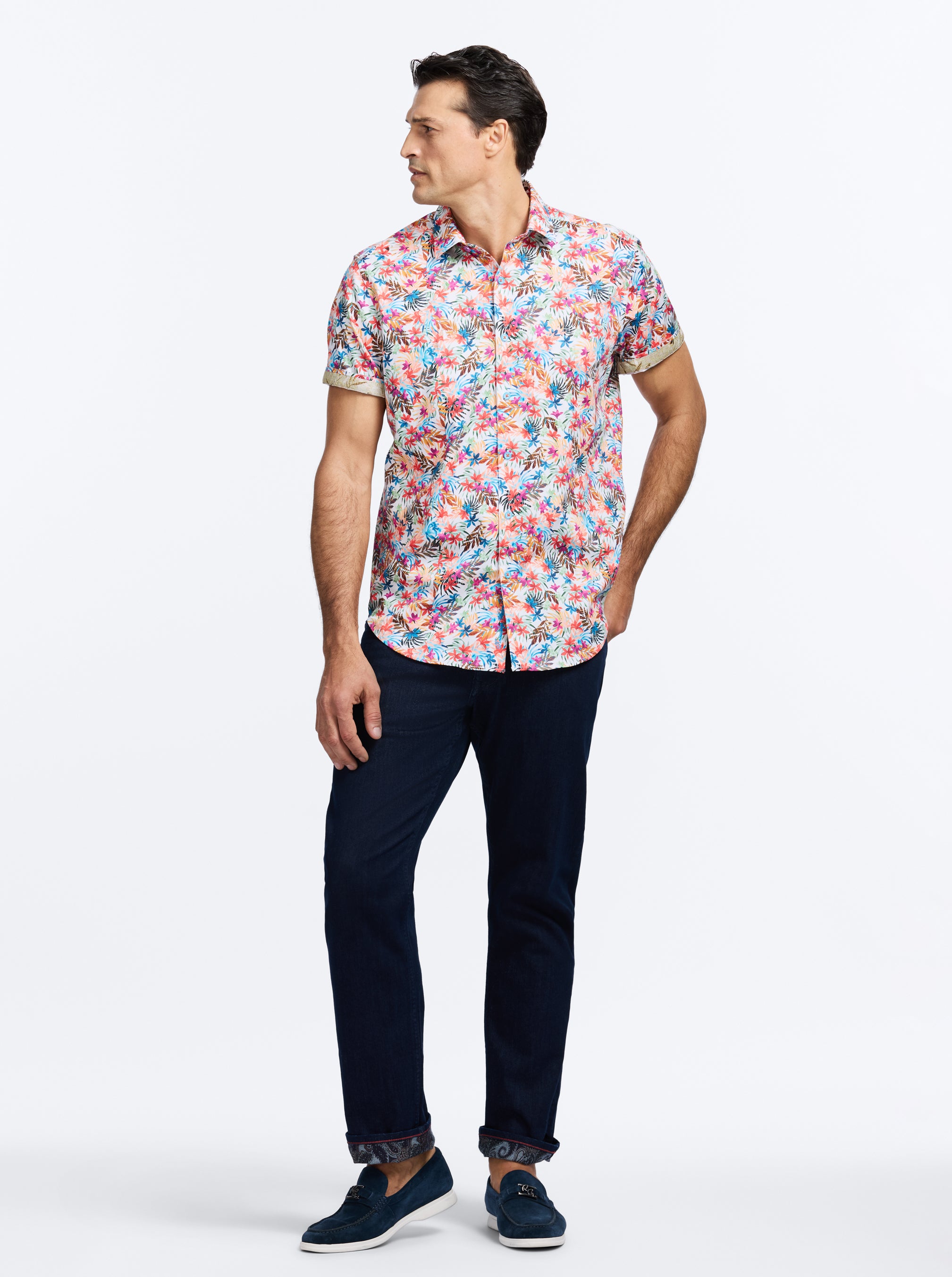 ESCAPE SHORT SLEEVE BUTTON DOWN SHIRT