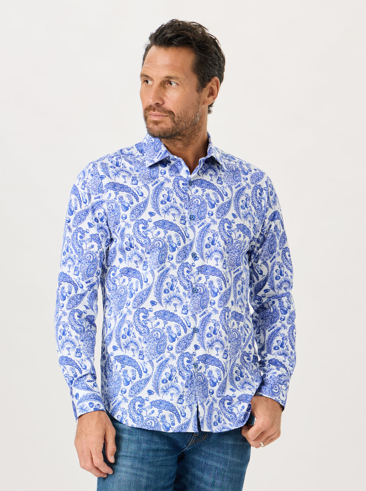 BREWINGTON LONG SLEEVE BUTTON DOWN SHIRT