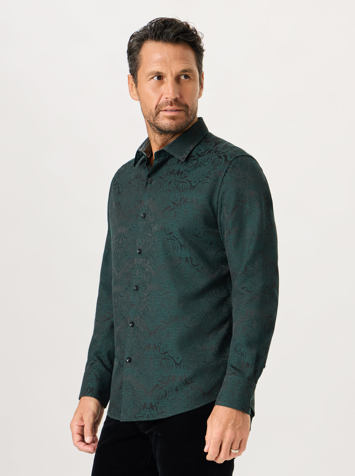 WILSDEN LONG SLEEVE BUTTON DOWN SHIRT