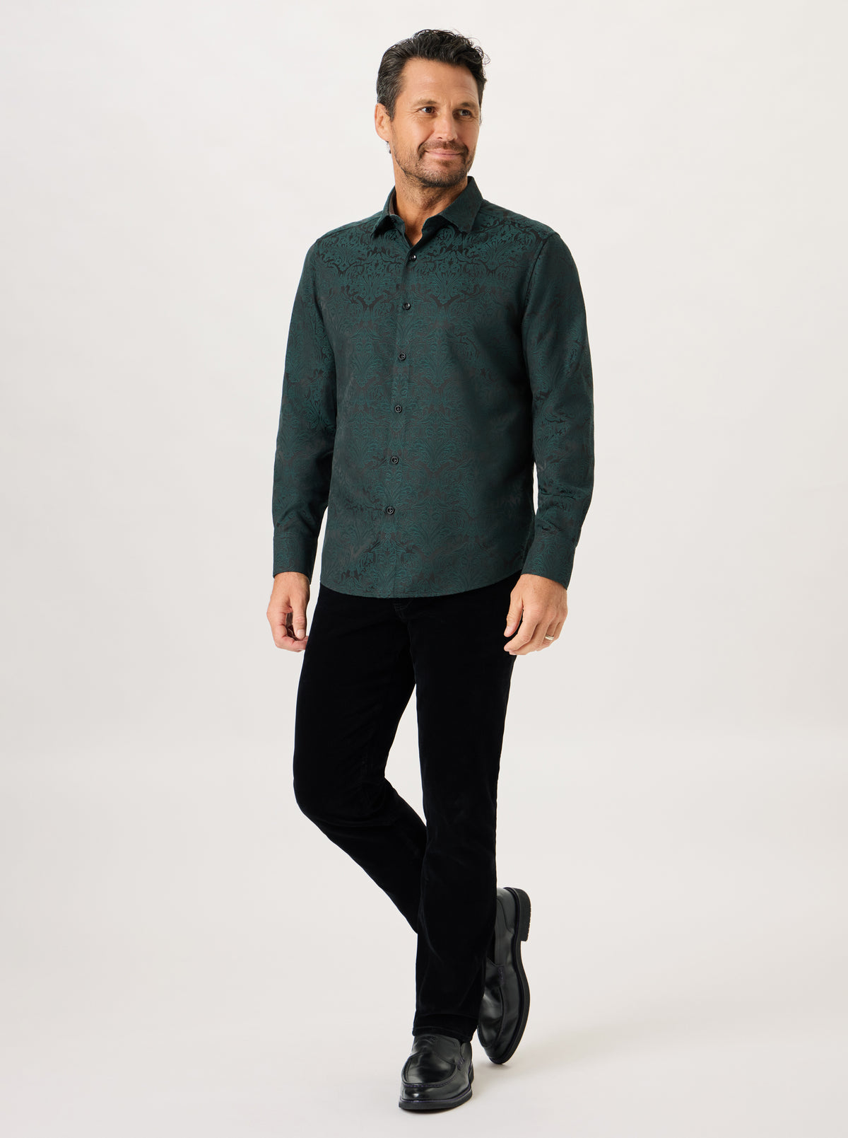 WILSDEN LONG SLEEVE BUTTON DOWN SHIRT