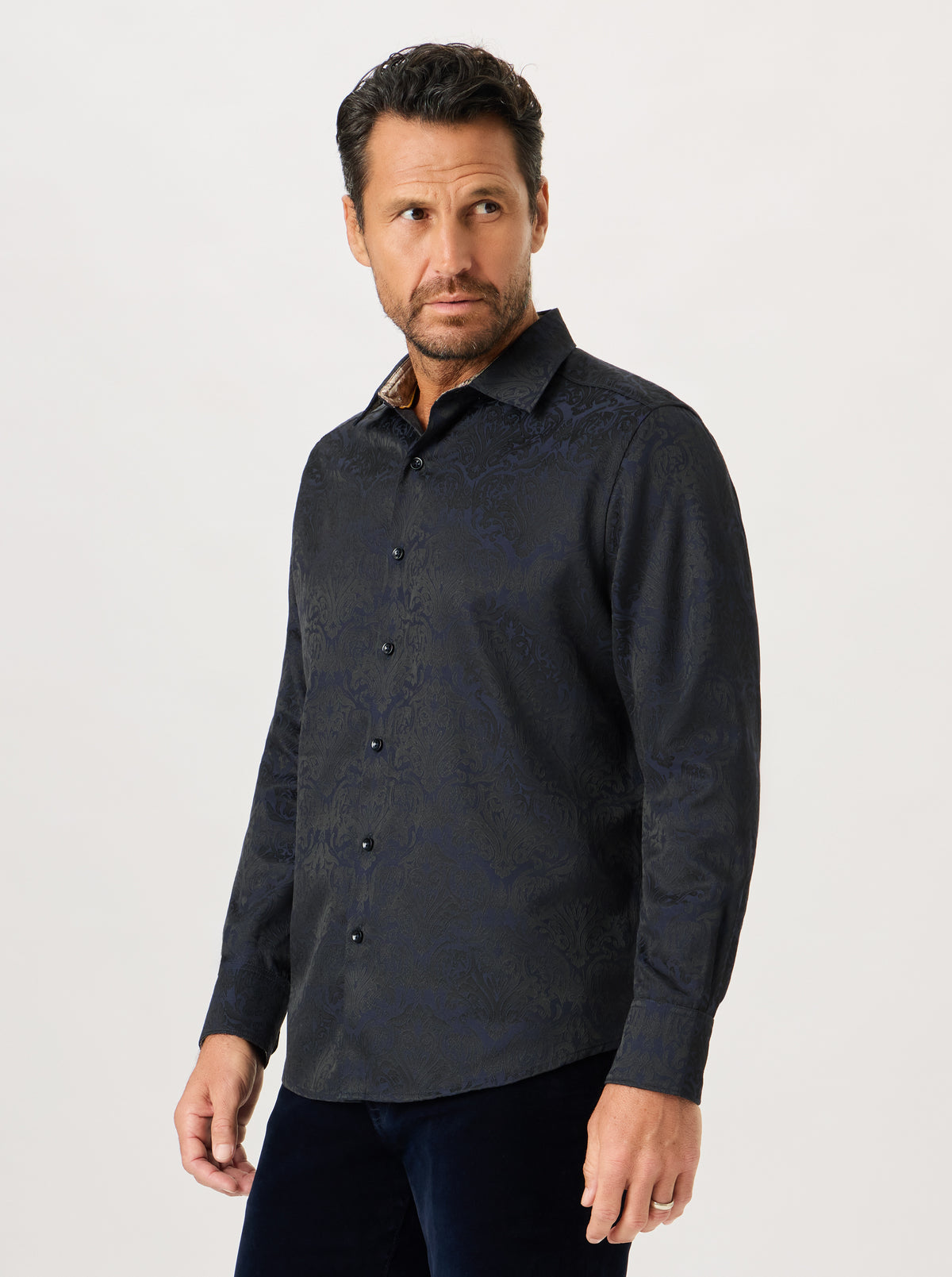 WILSDEN LONG SLEEVE BUTTON DOWN SHIRT