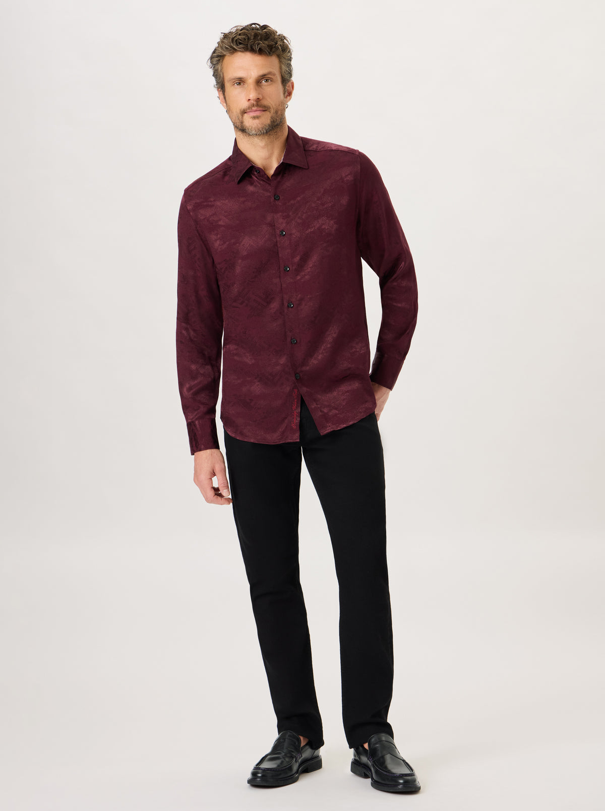 ELDWICK LONG SLEEVE BUTTON DOWN SHIRT