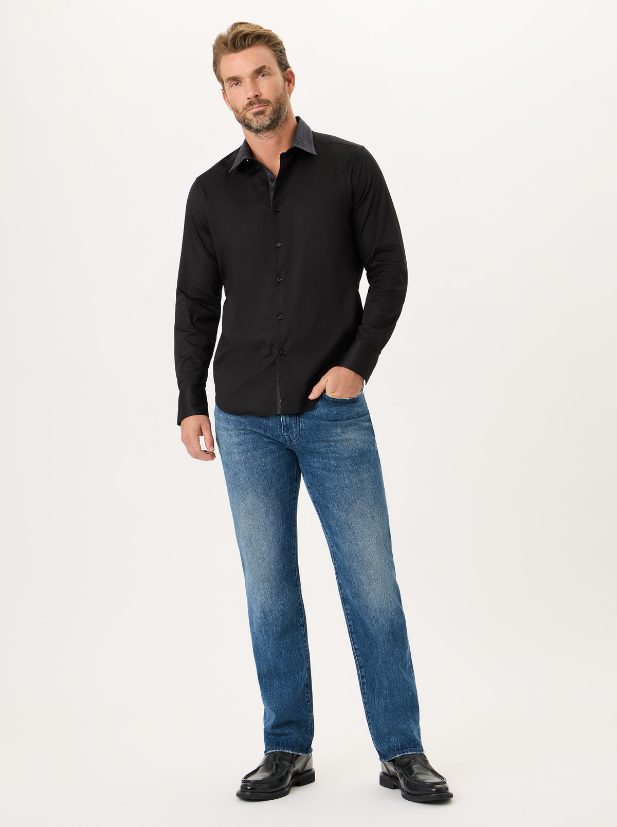 SHEPLEY LONG SLEEVE BUTTON DOWN SHIRT