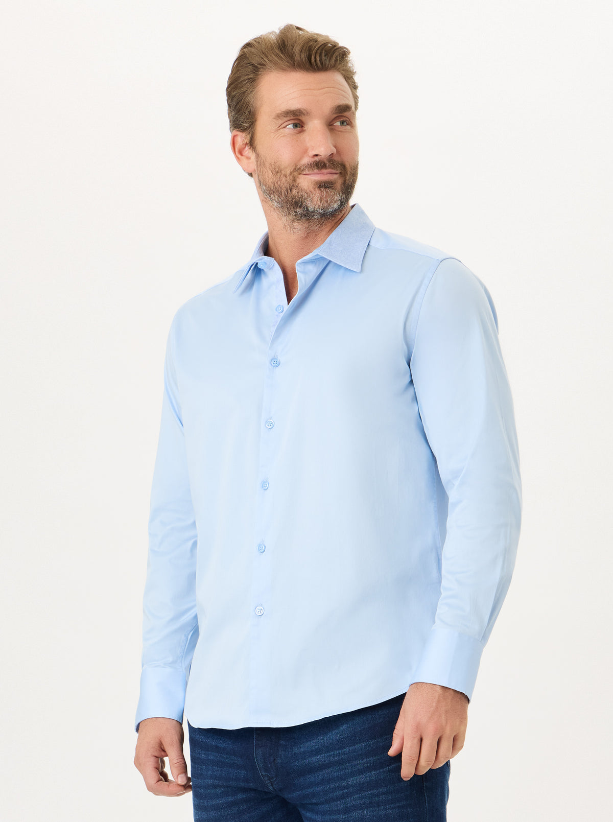 SHEPLEY LONG SLEEVE BUTTON DOWN SHIRT