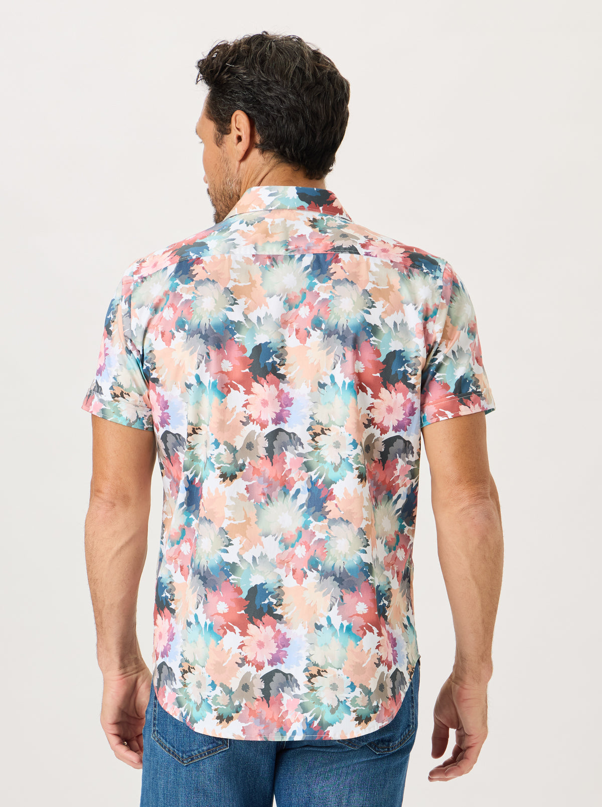 PRIMSLAND SHORT SLEEVE BUTTON DOWN SHIRT