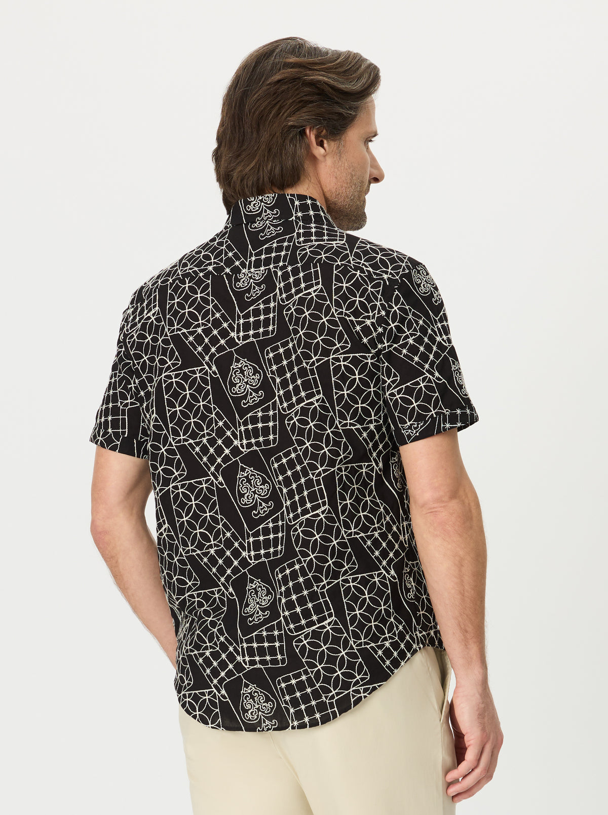 ALL ACES SHORT SLEEVE BUTTON DOWN SHIRT