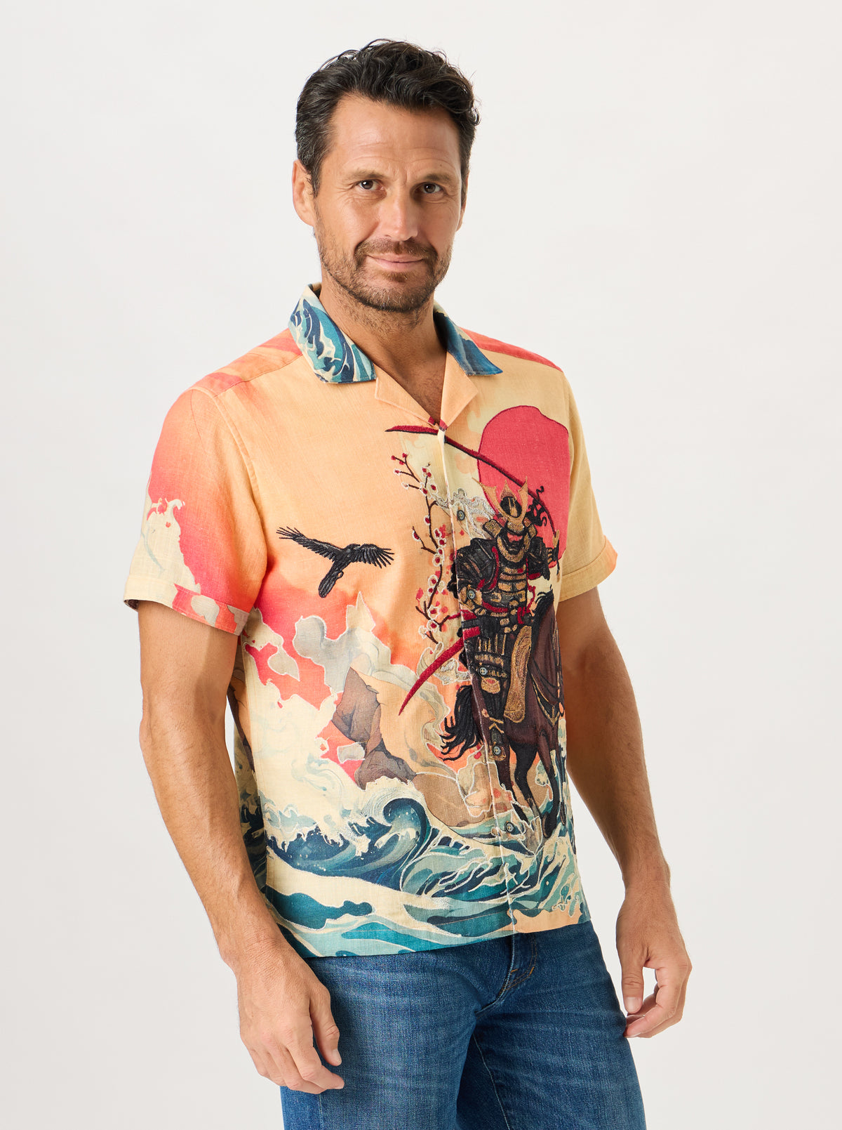 BUSHIDO SHORT SLEEVE BUTTON DOWN SHIRT