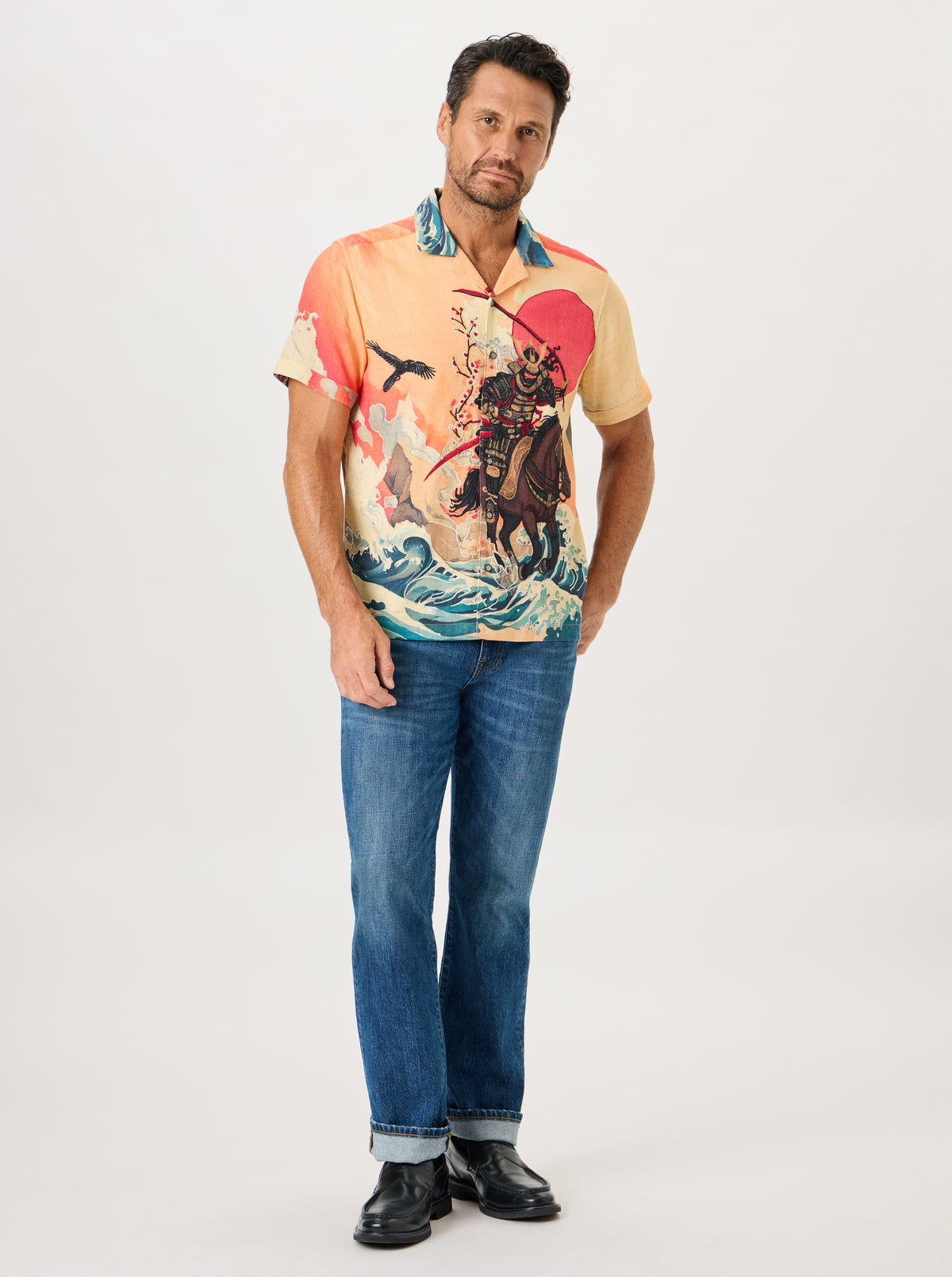 BUSHIDO SHORT SLEEVE BUTTON DOWN SHIRT