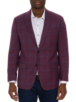 PLAID BLAZER