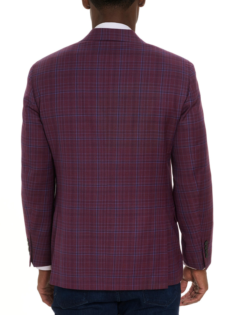 PLAID BLAZER