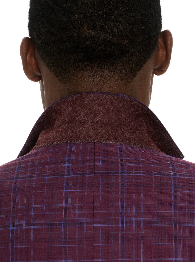 PLAID BLAZER
