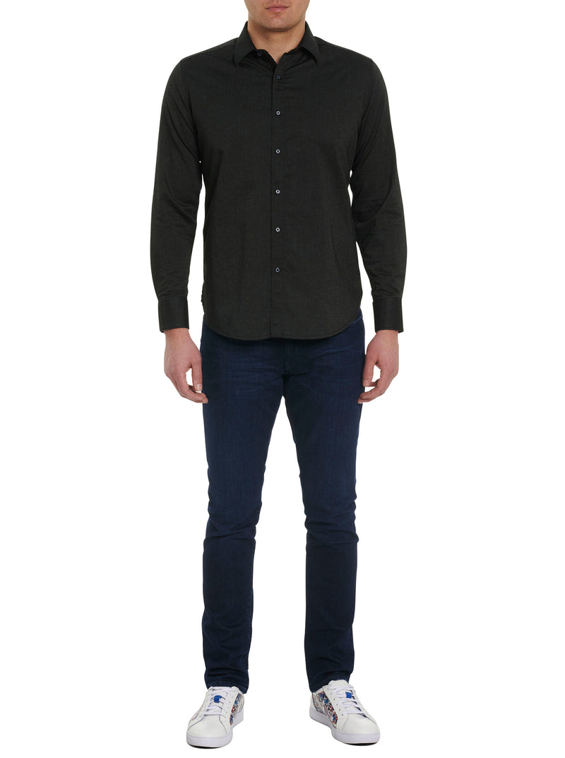 SERPENS LONG SLEEVE BUTTON DOWN SHIRT