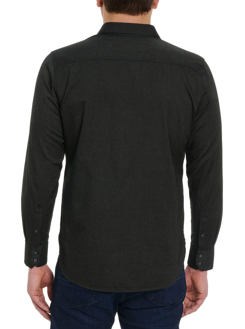 SERPENS LONG SLEEVE BUTTON DOWN SHIRT
