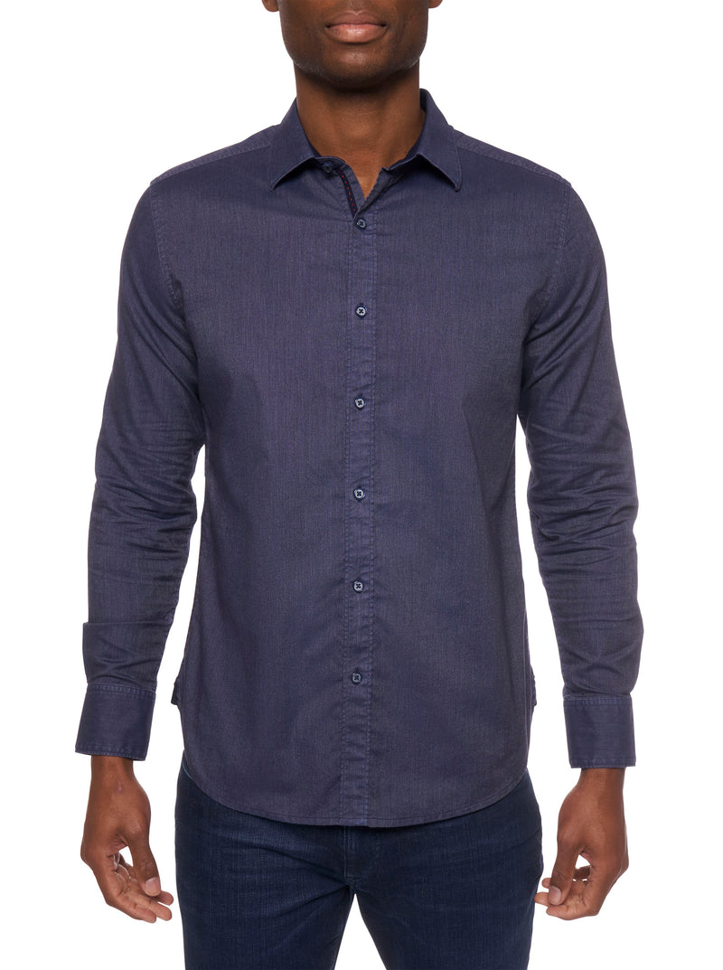 SERPENS LONG SLEEVE BUTTON DOWN SHIRT