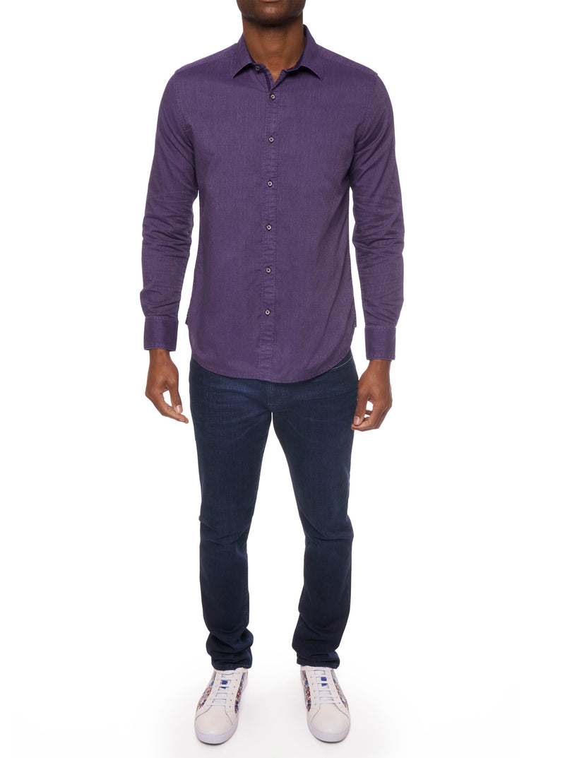 SERPENS LONG SLEEVE BUTTON DOWN SHIRT