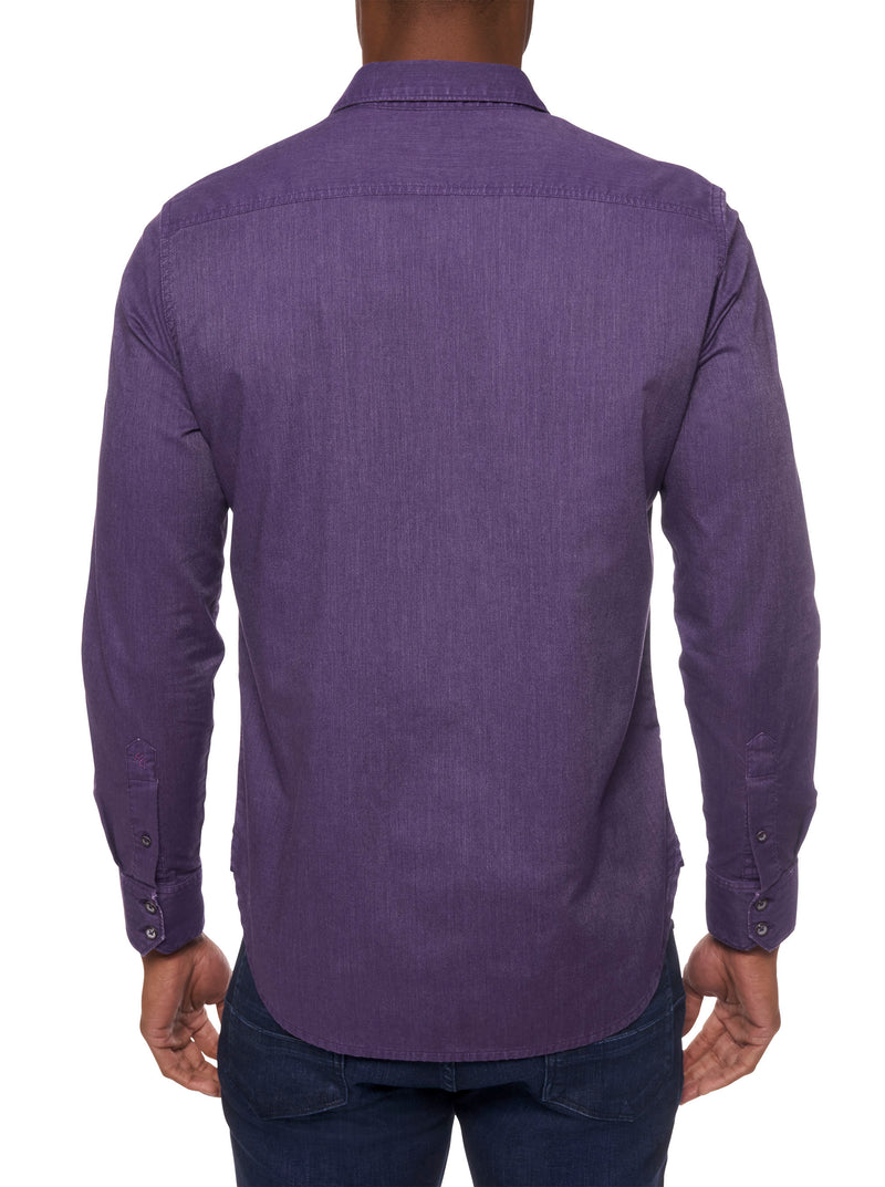 SERPENS LONG SLEEVE BUTTON DOWN SHIRT