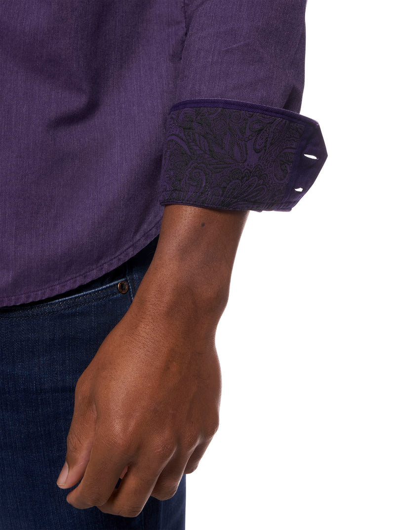 SERPENS LONG SLEEVE BUTTON DOWN SHIRT