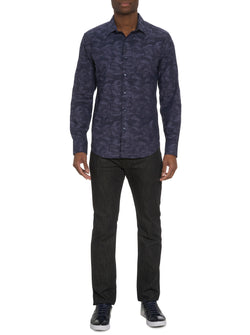 JUNK YARD LONG SLEEVE BUTTON DOWN SHIRT