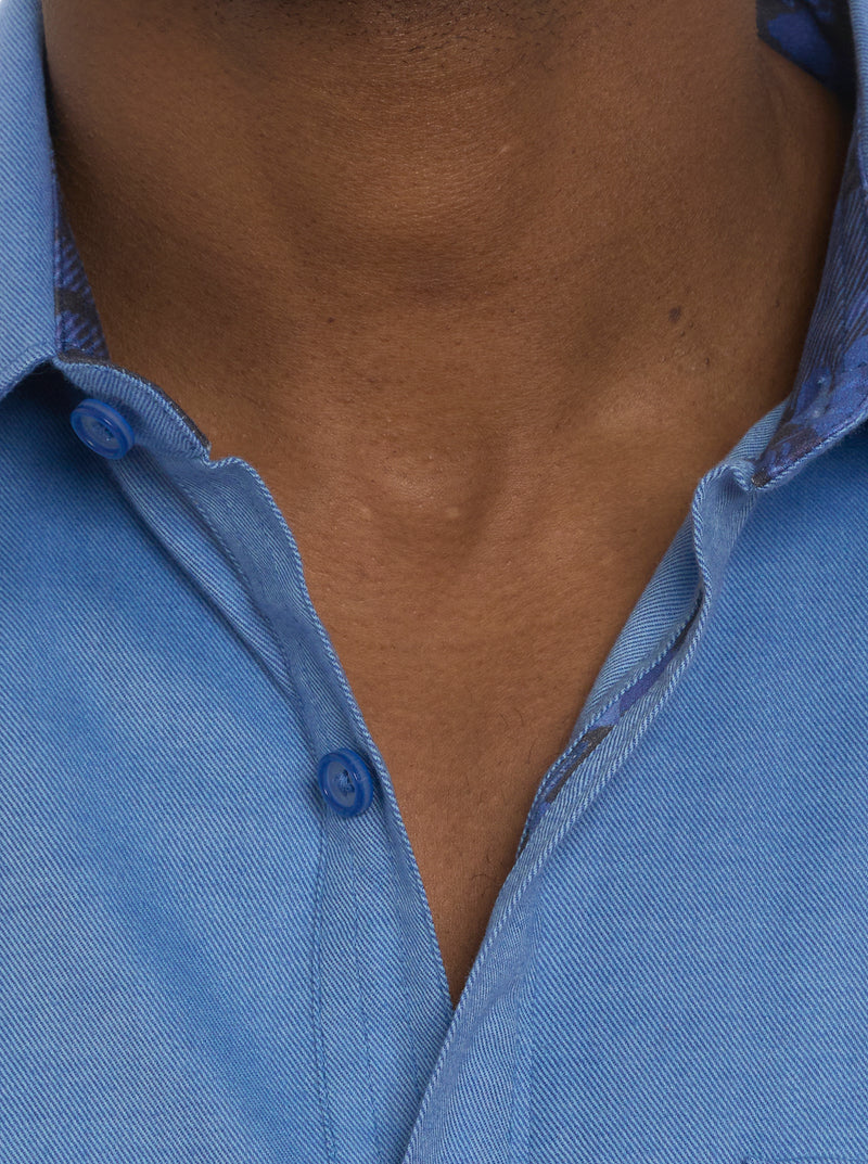 SANTA CROCE LONG SLEEVE BUTTON DOWN SHIRT