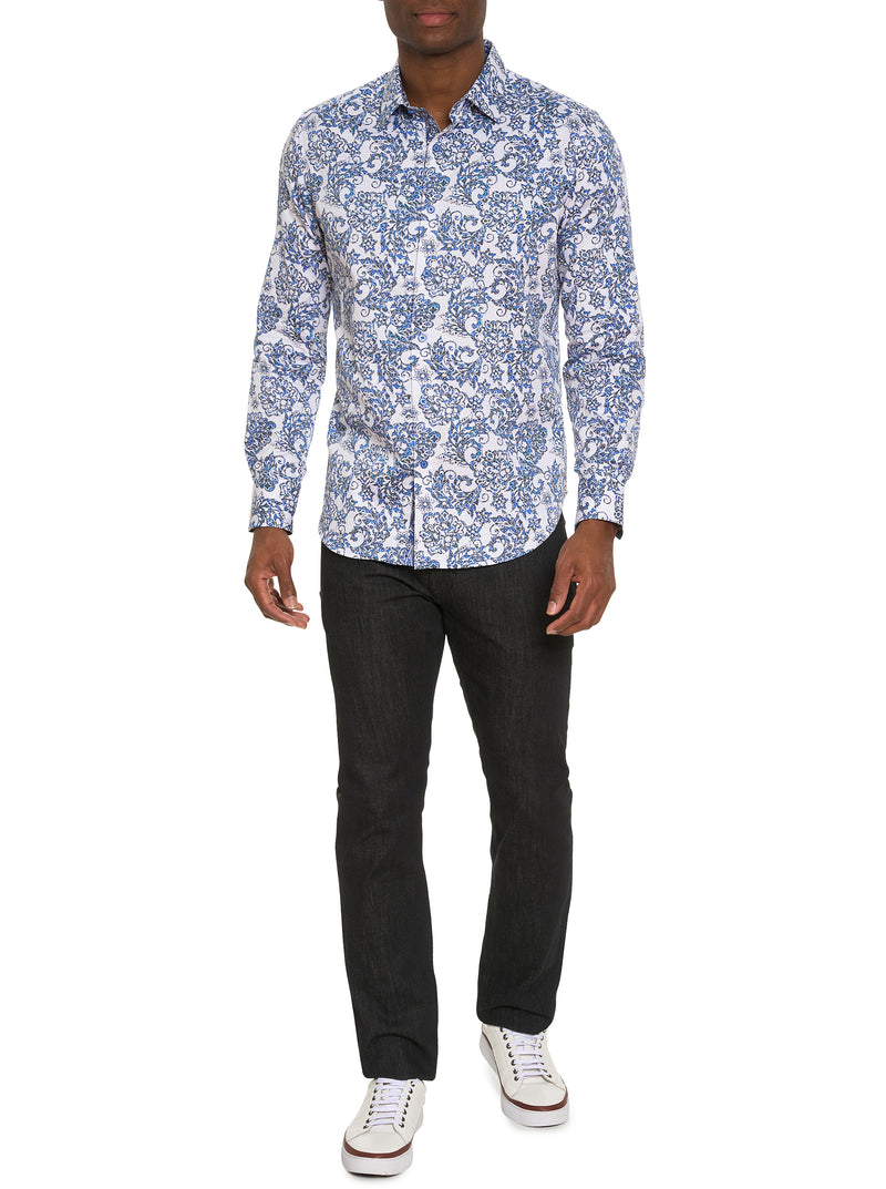 DIVAN LONG SLEEVE BUTTON DOWN SHIRT BIG