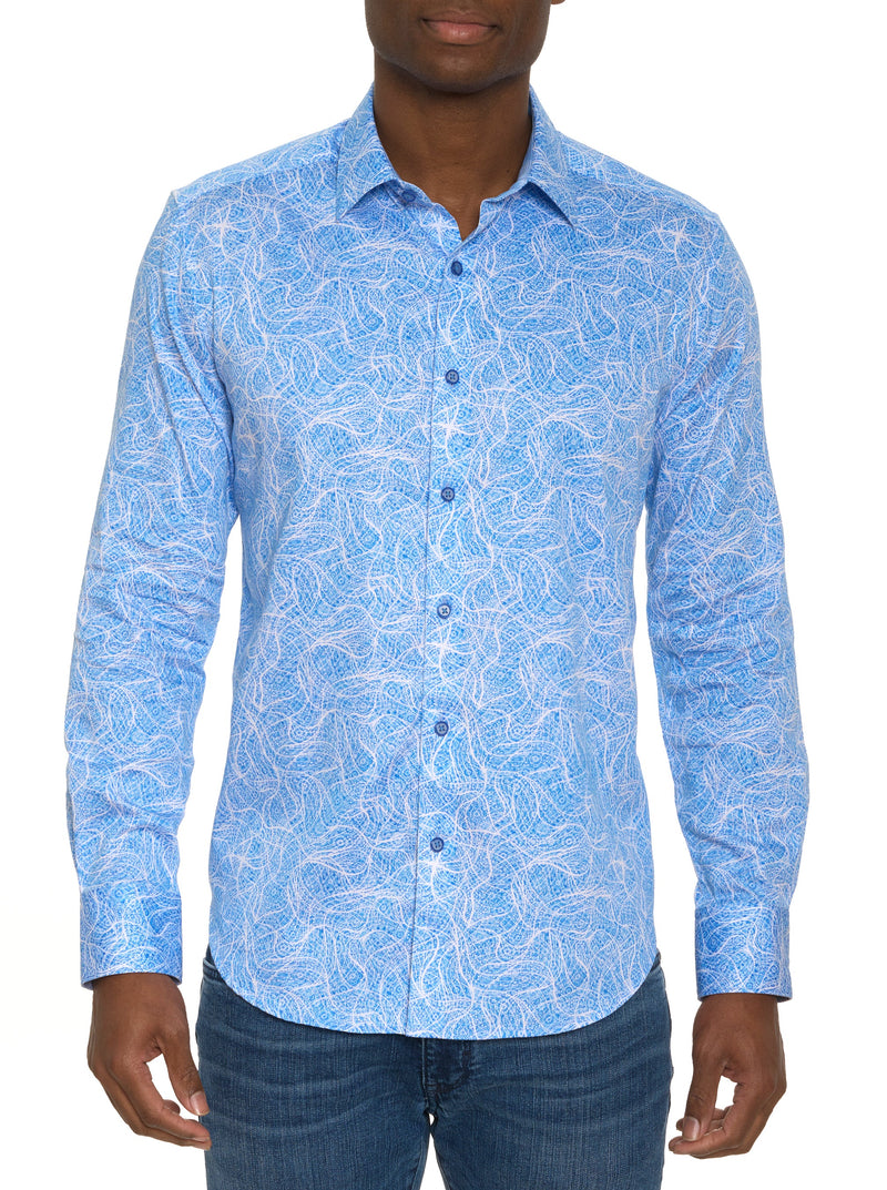 STELVIO LONG SLEEVE BUTTON DOWN SHIRT