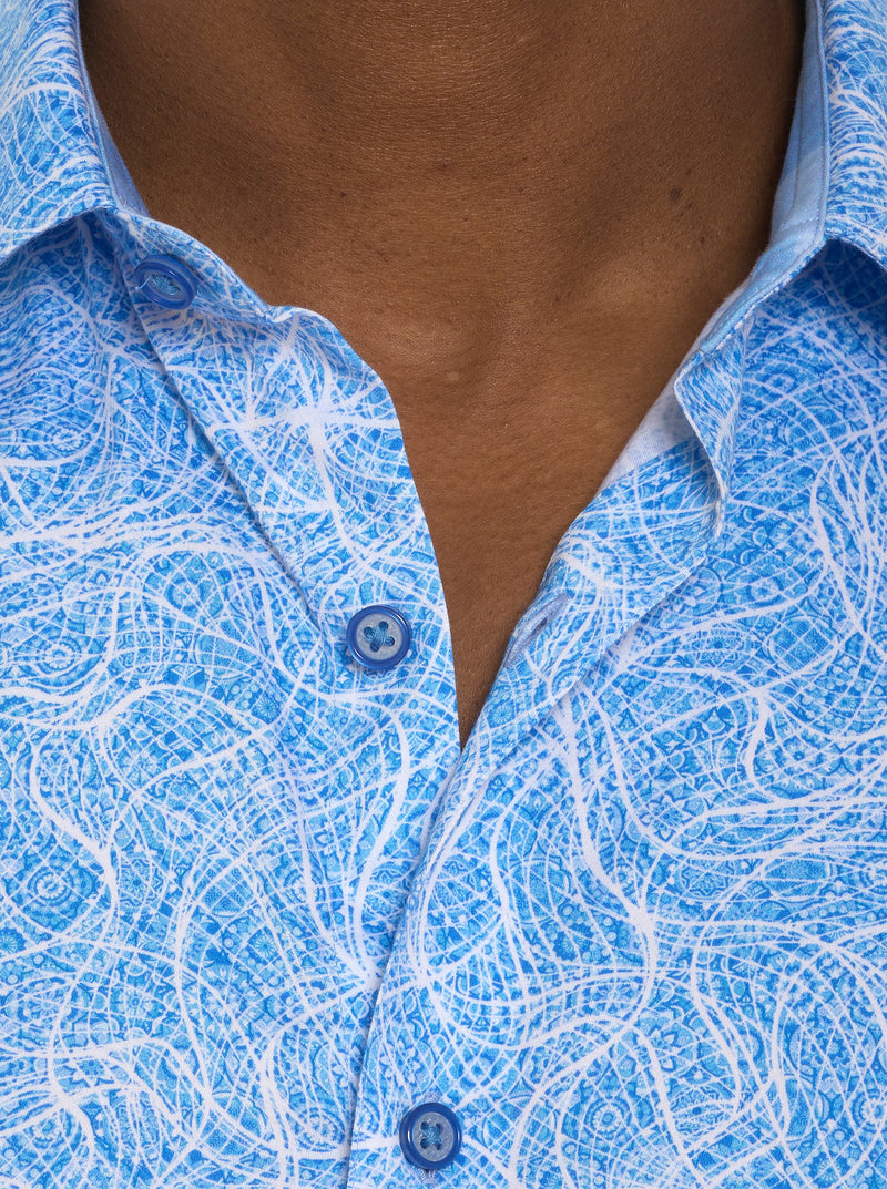 STELVIO LONG SLEEVE BUTTON DOWN SHIRT