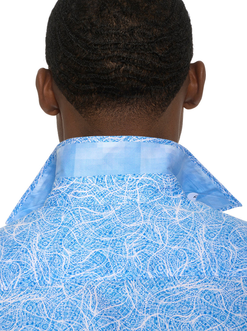 STELVIO LONG SLEEVE BUTTON DOWN SHIRT