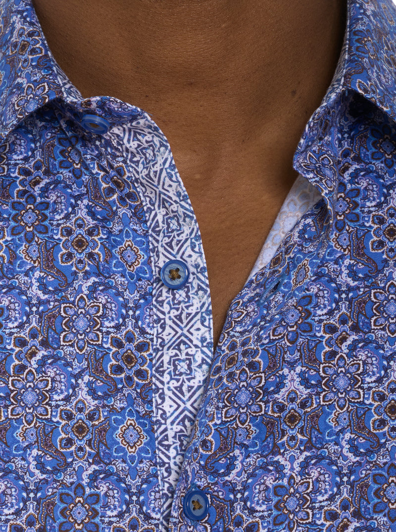 LUNGANO LONG SLEEVE BUTTON DOWN SHIRT