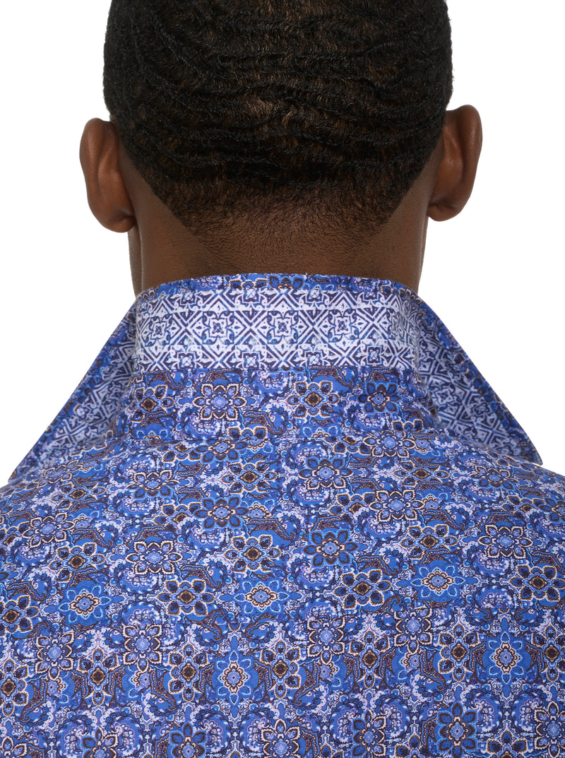 LUNGANO LONG SLEEVE BUTTON DOWN SHIRT