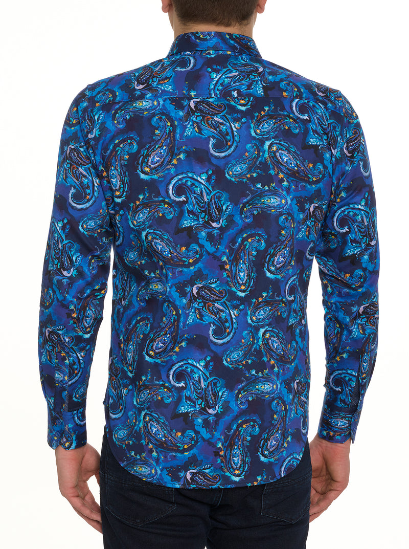 TANGIER LONG SLEEVE BUTTON DOWN SHIRT