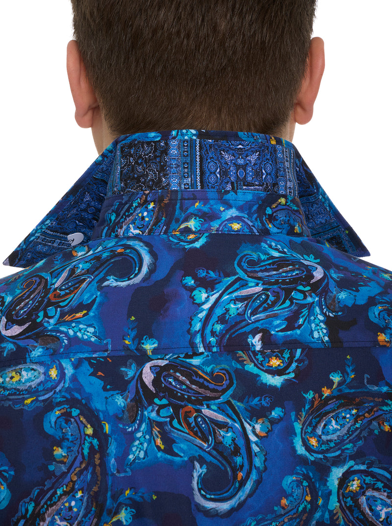 TANGIER LONG SLEEVE BUTTON DOWN SHIRT