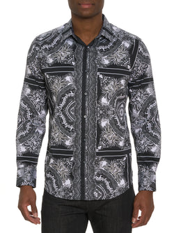 RABAT LONG SLEEVE BUTTON DOWN SHIRT