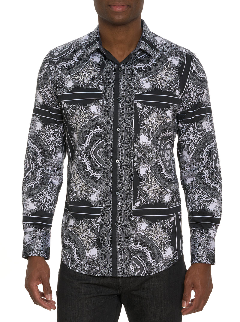 RABAT LONG SLEEVE BUTTON DOWN SHIRT