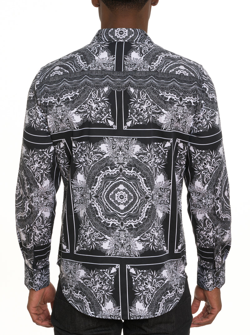 RABAT LONG SLEEVE BUTTON DOWN SHIRT