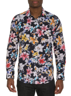 OBEROI LONG SLEEVE BUTTON DOWN SHIRT