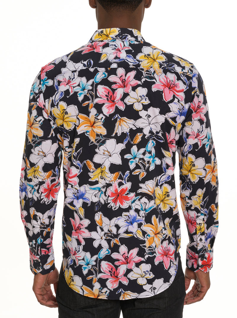 OBEROI LONG SLEEVE BUTTON DOWN SHIRT