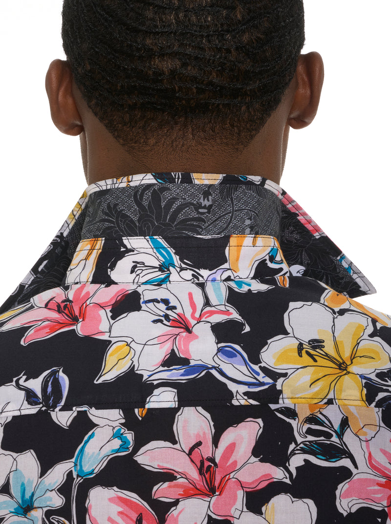 OBEROI LONG SLEEVE BUTTON DOWN SHIRT