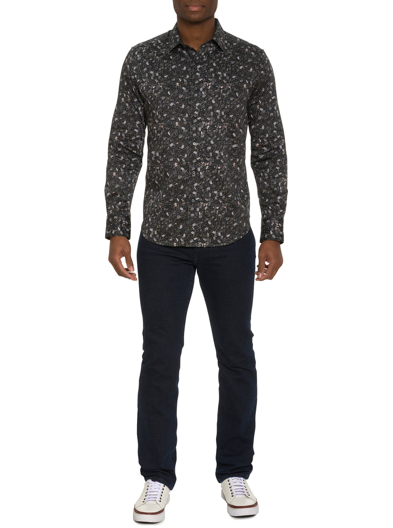 CASINO LONG SLEEVE BUTTON DOWN SHIRT