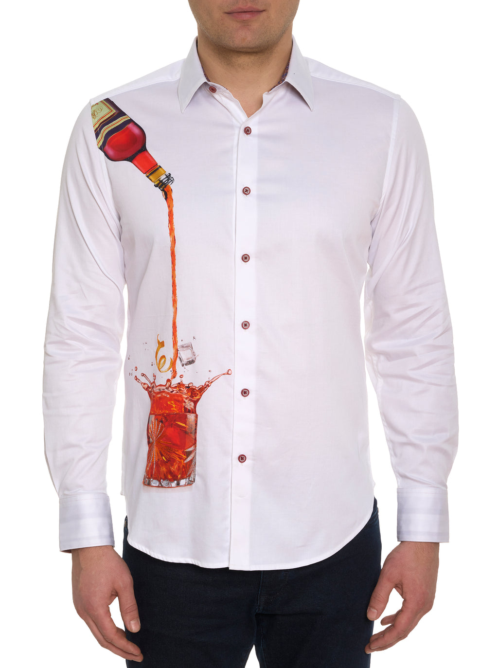 BEVANDE LONG SLEEVE BUTTON DOWN SHIRT Robert Graham