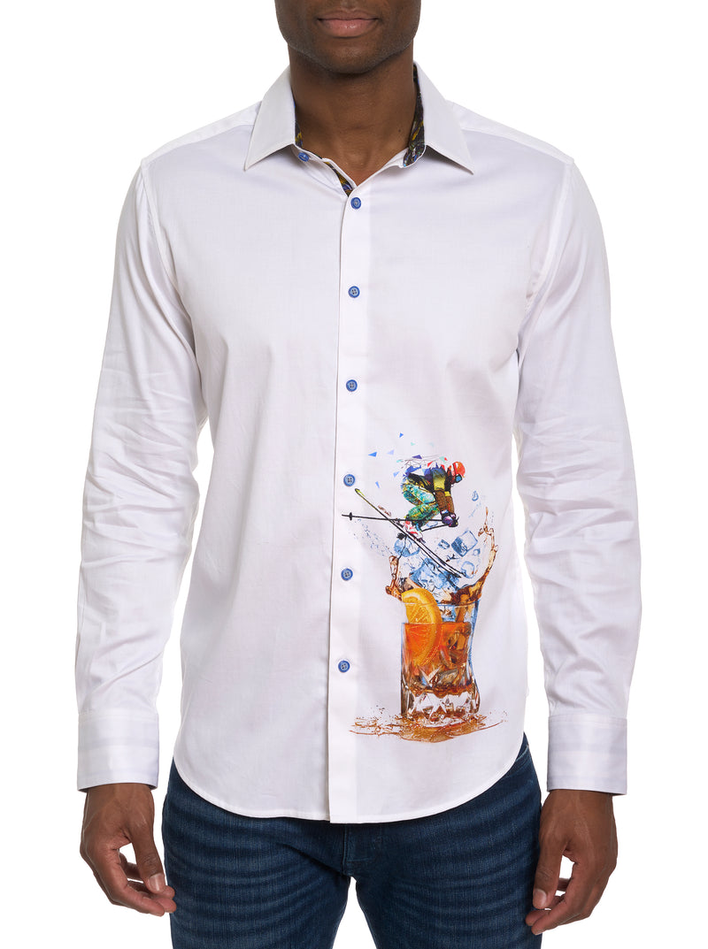 APRES-SKI LONG SLEEVE BUTTON DOWN SHIRT TALL