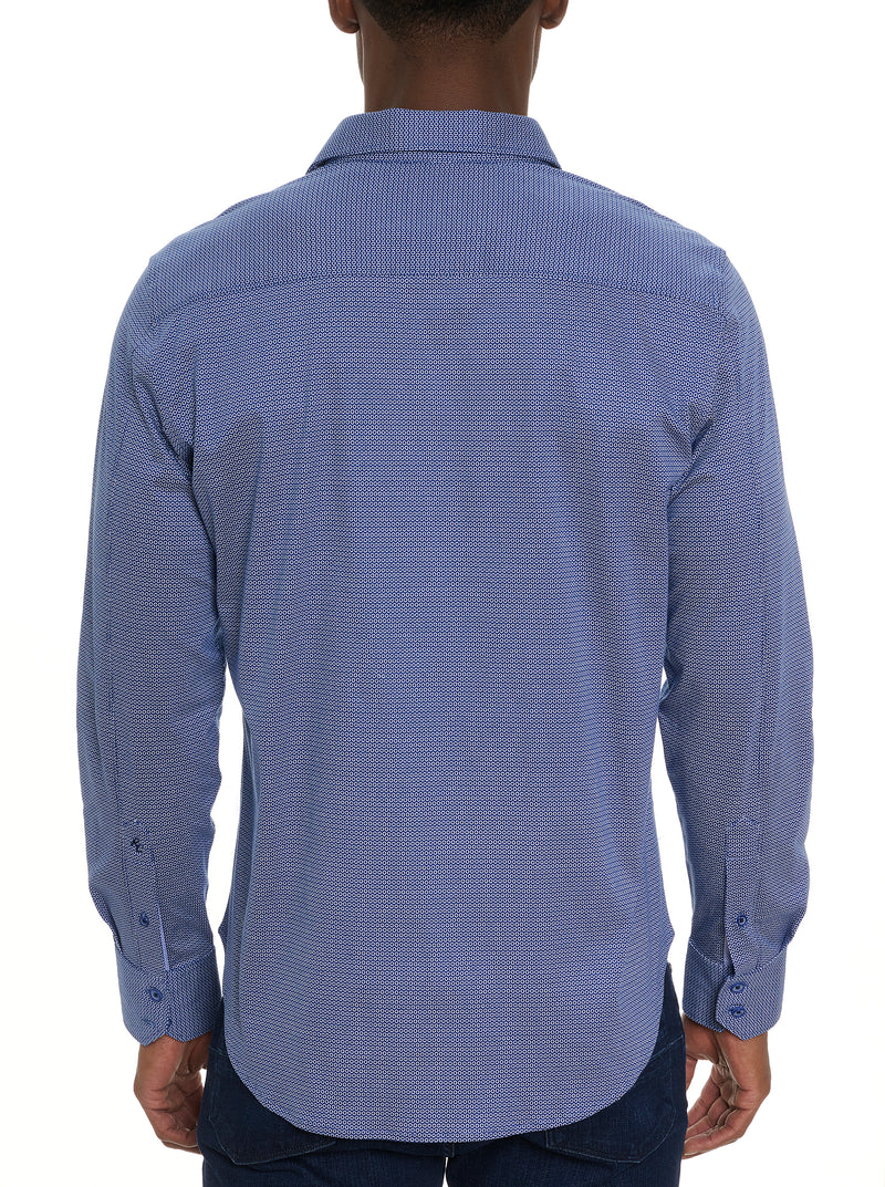 LIOTTA LONG SLEEVE KNIT BUTTON DOWN SHIRT