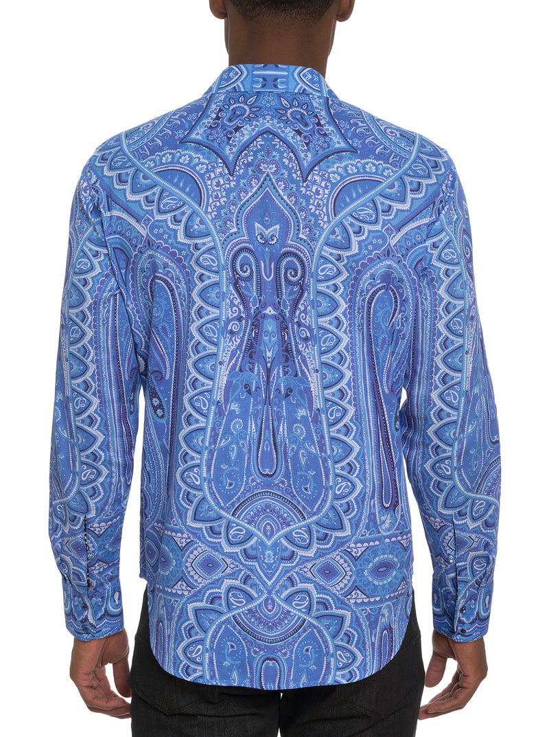 LIMITED EDITION SINGING THE BLUES LONG SLEEVE BUTTON DOWN SHIRT